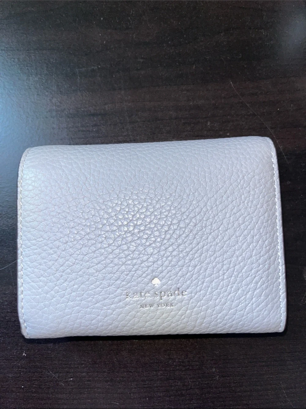 kate spade Pebbled Leather Compact Wallet